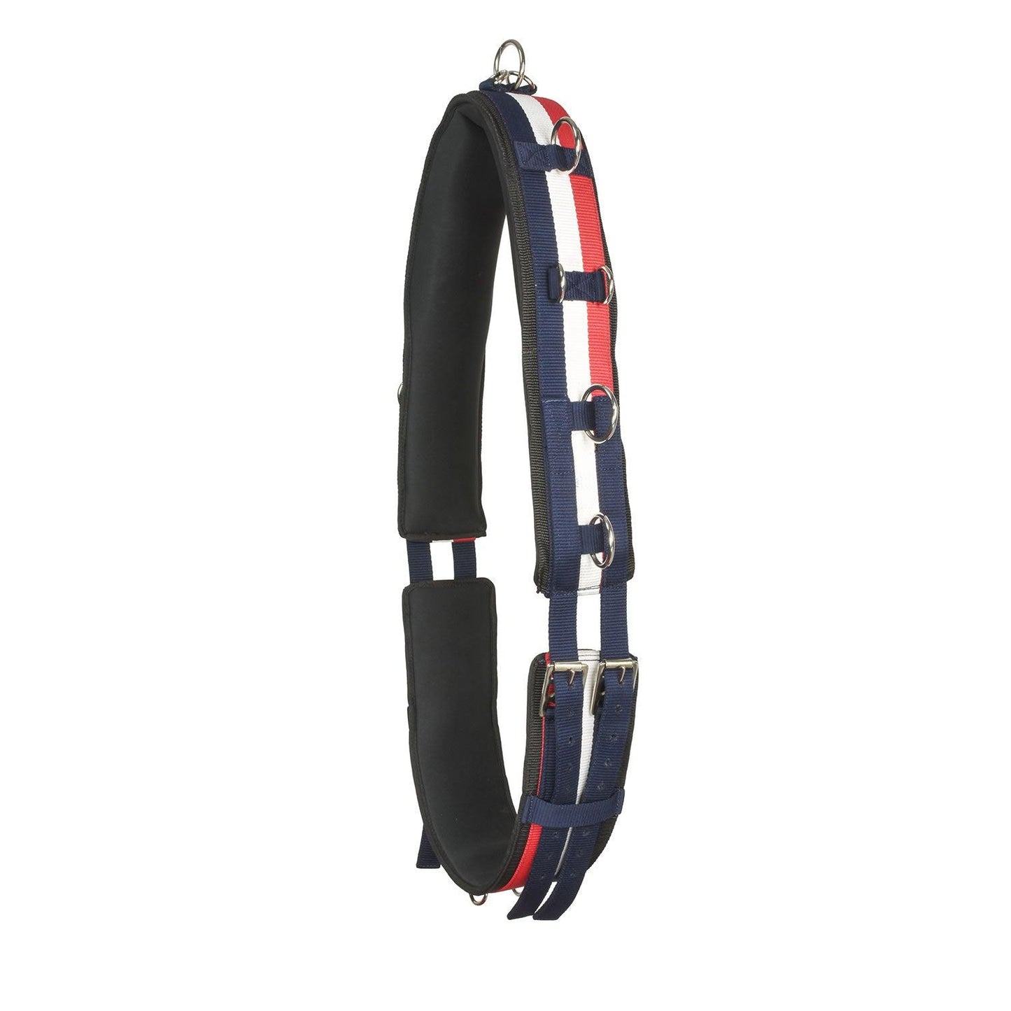 Whitaker Lunge Roller Pony Red/White/Navy - Ormskirk Pets