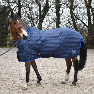 WHITAKER PIPPA STABLE RUG 100GM NAVY/BLUE