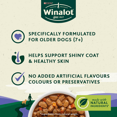 Winalot Perfect Portions Senior Mixed Variety Chunks In Gravy (Chicken & Carrot/ Beet & Potatoes 12X100G - Ormskirk Pets