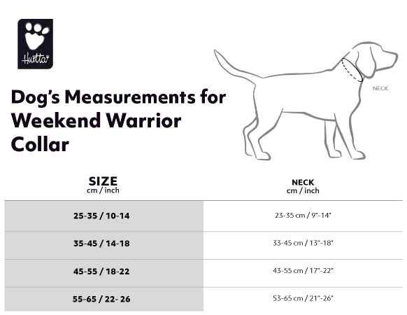 Hurtta Weekend Warrior ECO Collar Hedge - Ormskirk Pets