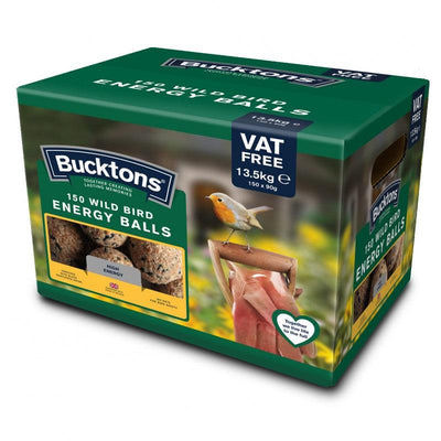 Bucktons Suet Energy Fat Balls x 150 Wild Bird (no nets) - Ormskirk Pets