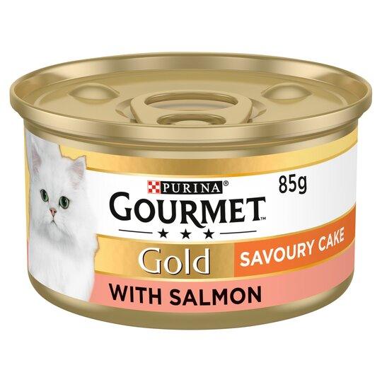 Gourmet Gold Savoury Cake Salmon 85g x 12