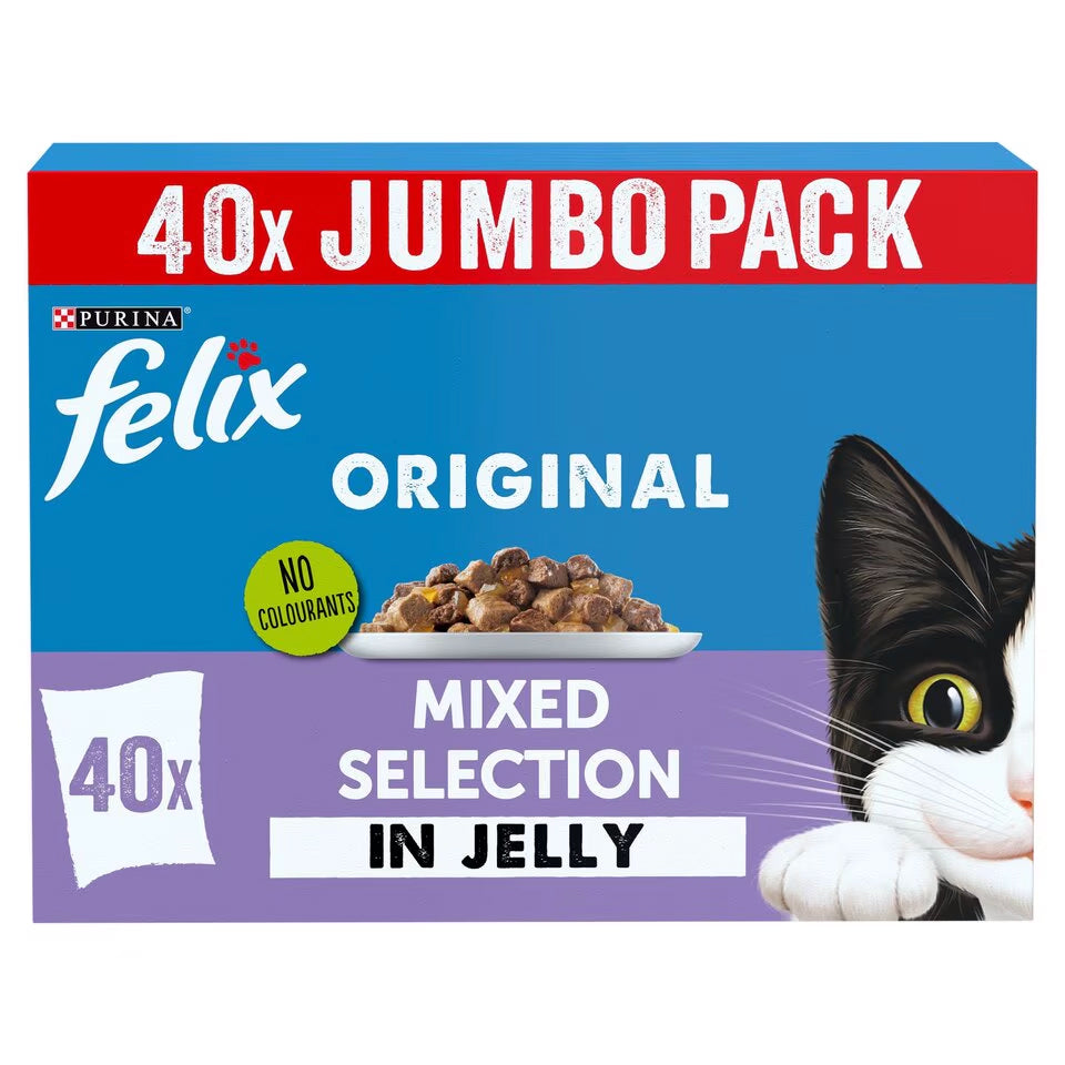 FELIX Chunks in Jelly MV Mixed Selection 40x85g