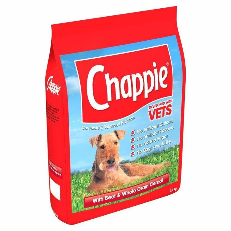 CHAPPIE Dog Complete Dry with Beef and Wholegrain Cereal 15kg - Ormskirk Pets