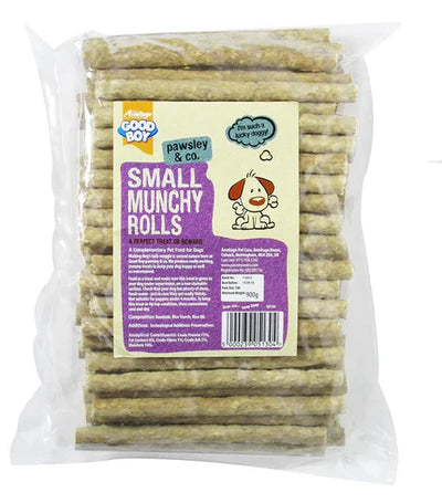 Good Boy Small Munchy Rolls Natural 100 pack - 125mm (5”) x 9-10mm