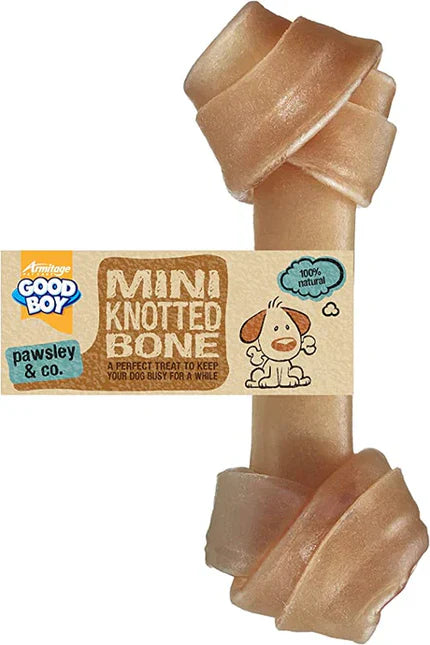 Good Boy Mini Knotted Bone  100mm (4")