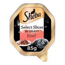 Sheba Alu Select Slices in Gravy with Beef, 85g x 22 - Ormskirk Pets