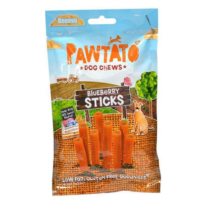 Benevo Pawtato Sticks - Blueberry 120g - Ormskirk Pets