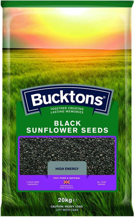 Black Sunflower Seed 20kg - Ormskirk Pets