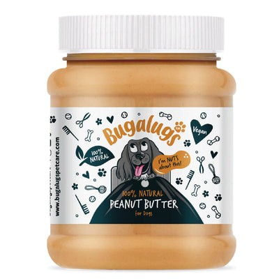 Bugalugs Peanut Butter For Dogs, 340G Single Tub