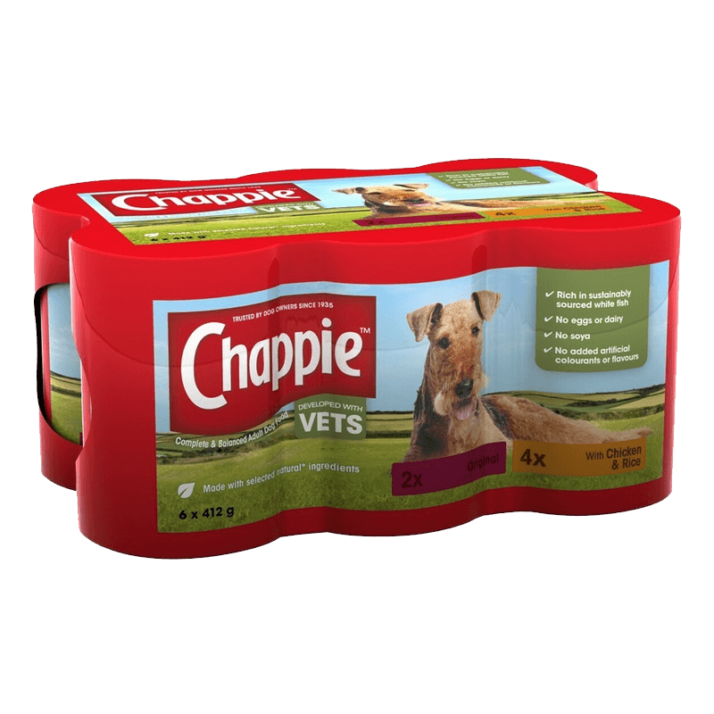 CHAPPIE Dog Cans Favourites 6x412g - Ormskirk Pets