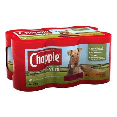 CHAPPIE Dog Cans Favourites 6x412g - Ormskirk Pets