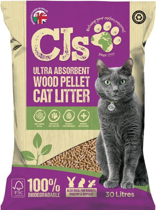 CJ's Ultra Wood Litter 30ltr - Ormskirk Pets