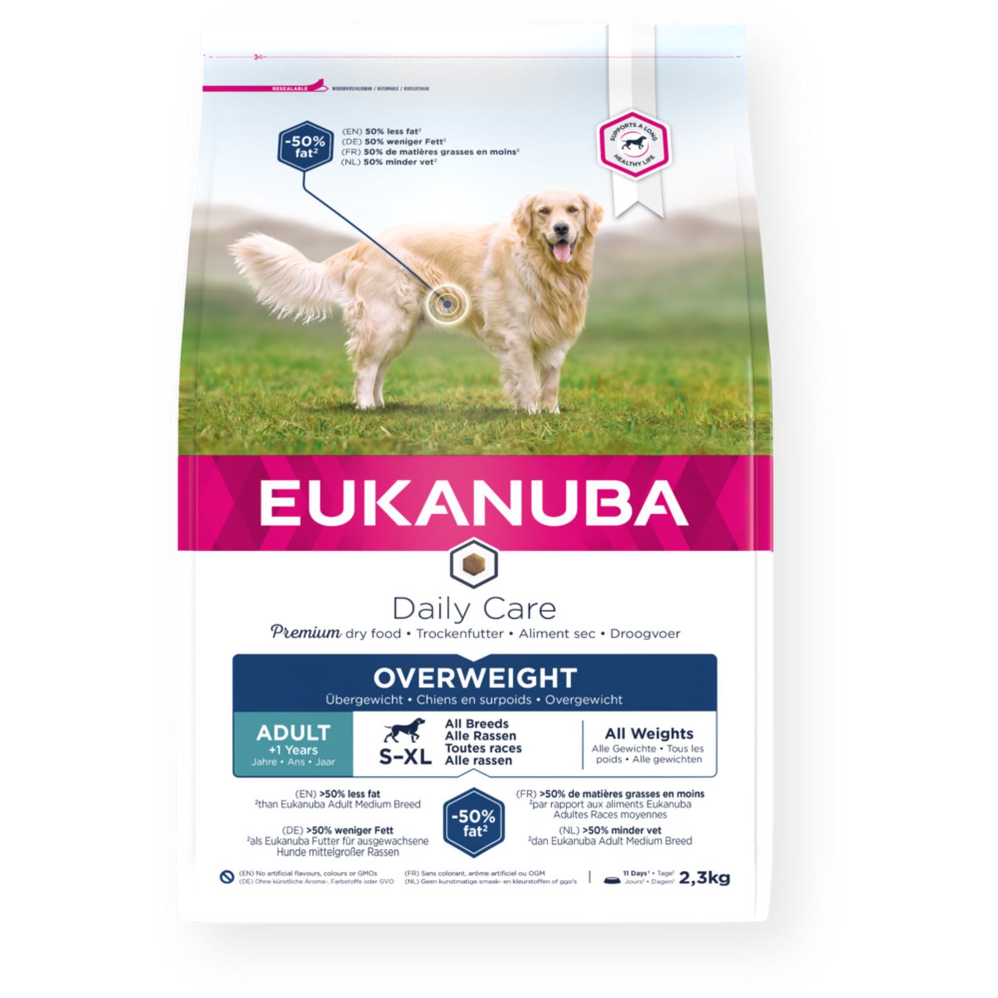 EUKANUBA ADULT DOG DAILY CARE OVERWEIGHT 12KG