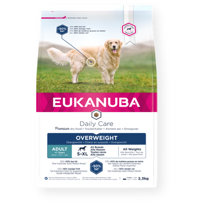 EUKANUBA ADULT DOG DAILY CARE OVERWEIGHT 12KG