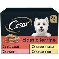 Cesar Classics Wet Dog Food Terrine Mixed Selection 8x150g - Ormskirk Pets