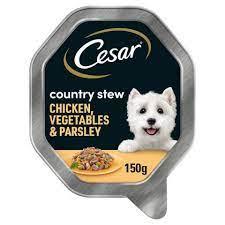 Cesar Country Stew Wet Dog Food with Chicken & Vegetable in Gravy 150g x 14 - Ormskirk Pets