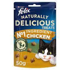 Felix Naturally Delicious Treats Chicken & Catnip, 50G - Ormskirk Pets