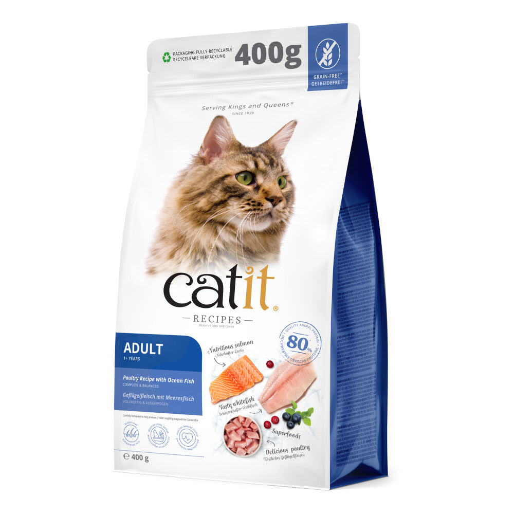 Catit Adult Cat Dry Poultry with Ocean Fish