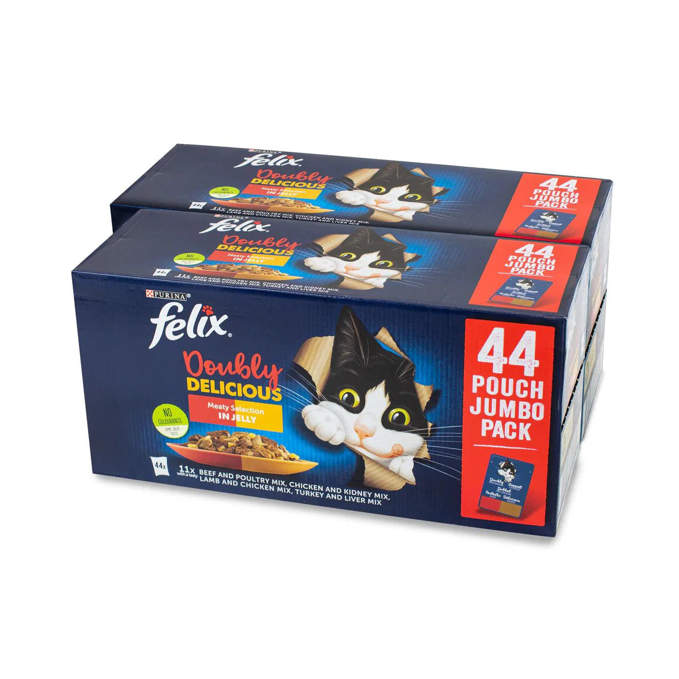 Felix Doubly Delicious Mixed Cat Food 88x100g