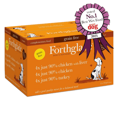 Forthglade Just Grain Free Poultry Mix 12 pack 395g - Ormskirk Pets