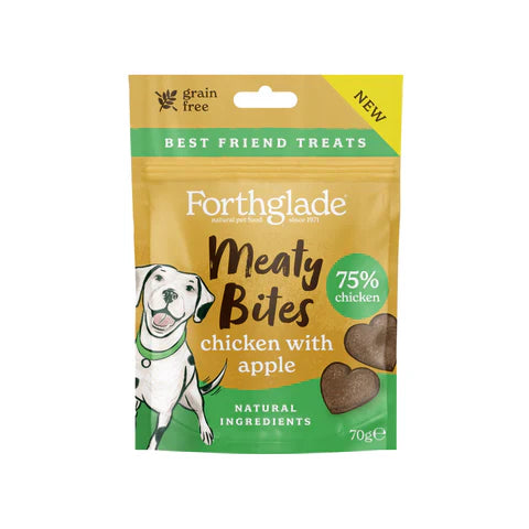 FORTHGLADE MEATY BITES CHICKEN WITH APPLE 70g