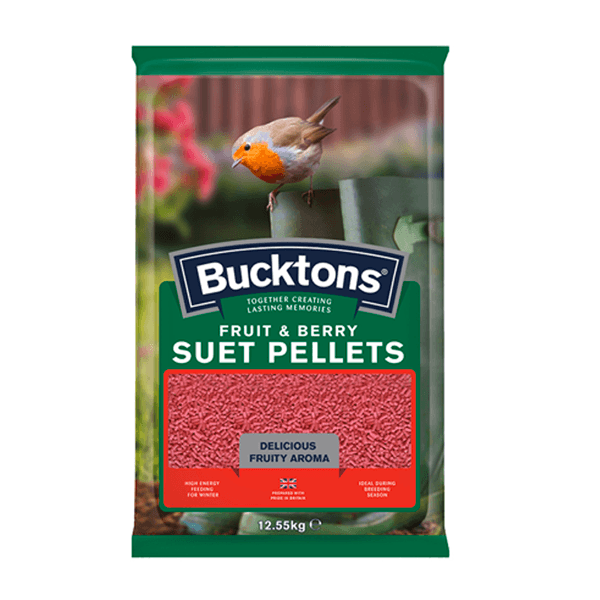 Bucktons Fruit & Berry Suet Pellets 12.55kg - Ormskirk Pets