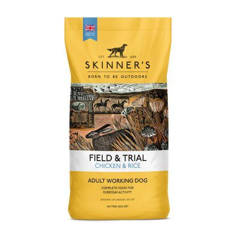 Skinner's Field & Trial Chicken & Rice Adult Hypoallergenic Working Dog 15kg VAT free - Ormskirk Pets