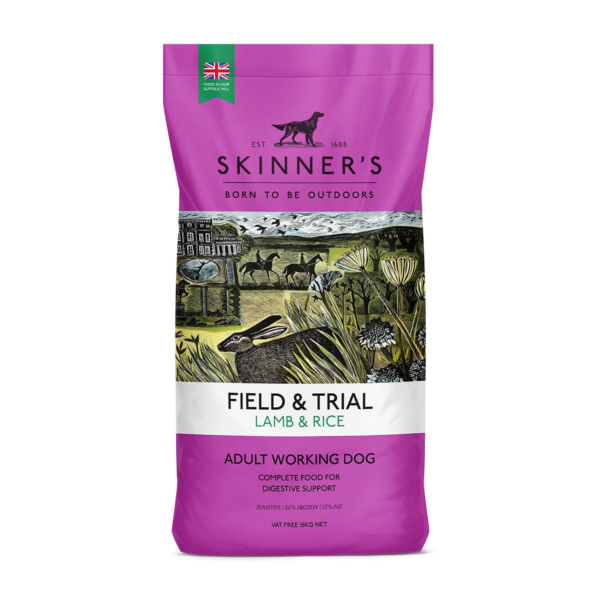 Skinner's Field & Trial Lamb & Rice 15kg - Ormskirk Pets