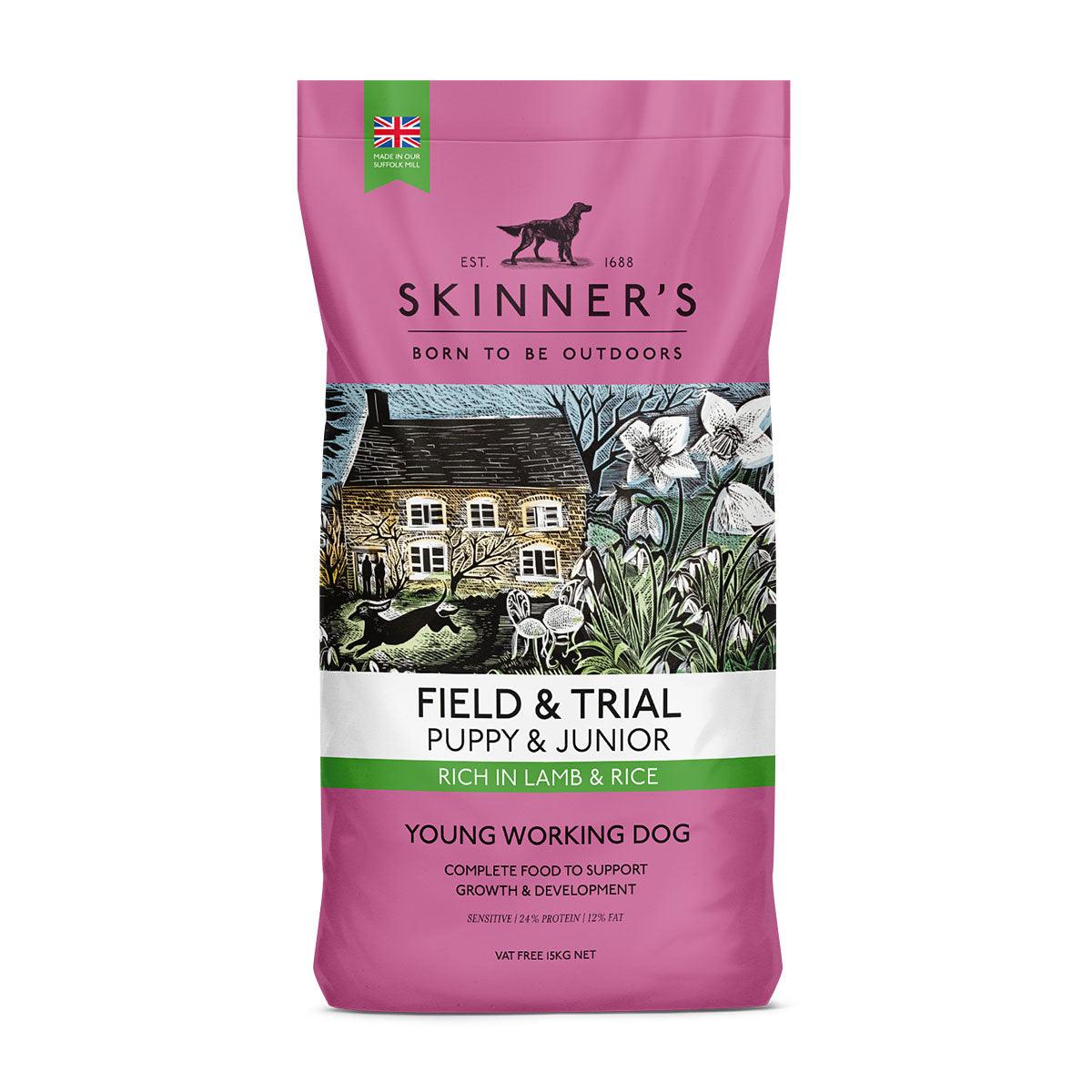 Skinner's Field & Trial Lamb & Rice Puppy 15kg - Ormskirk Pets