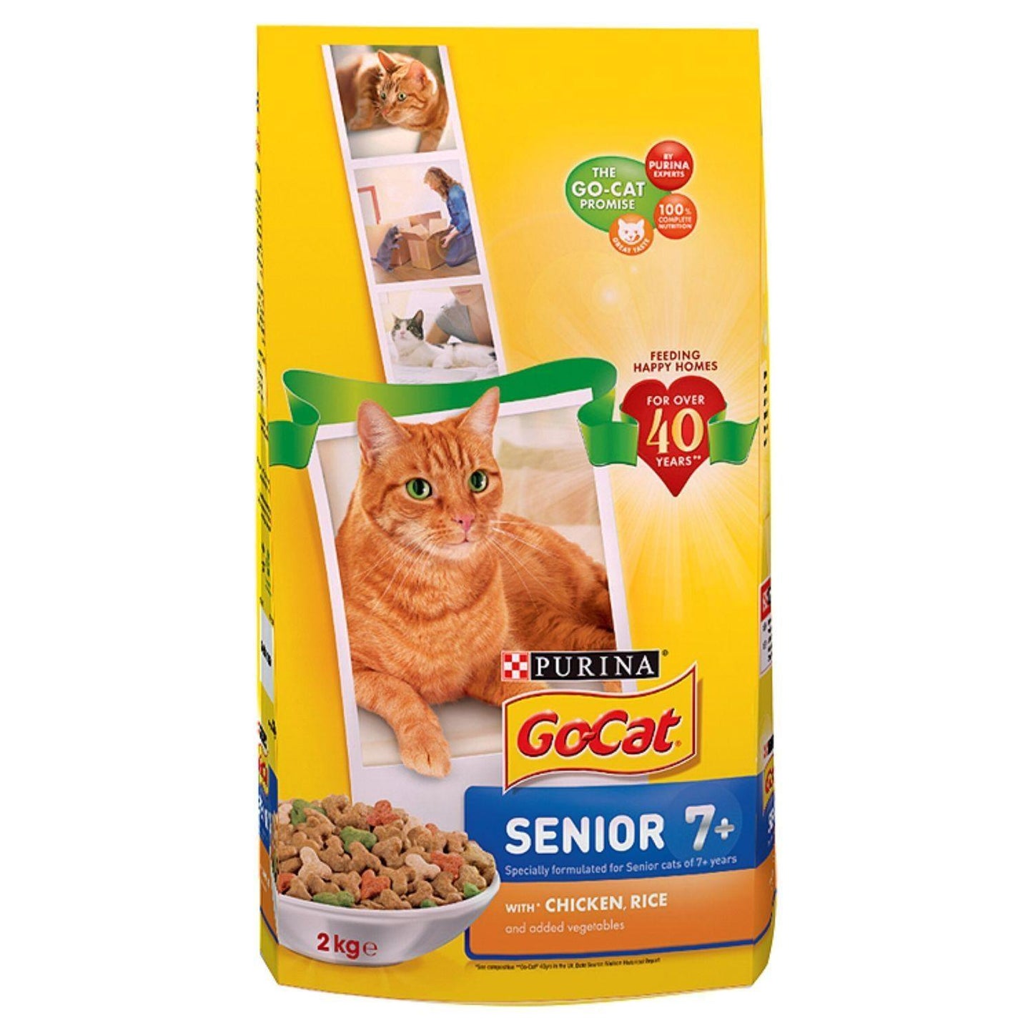 Go-Cat Senior Chicken, Rice & Vegetable 2kg