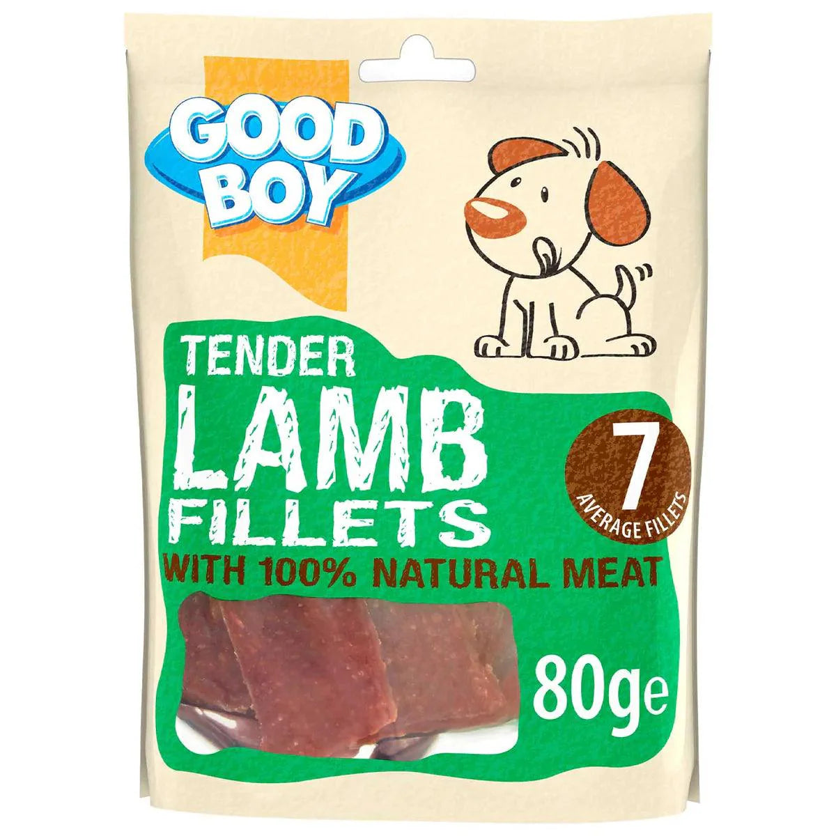 Good Boy Lamb Fillets 80g - Ormskirk Pets