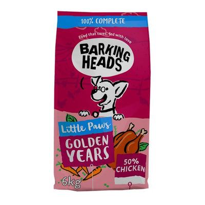 Barking Heads Little Paws Golden Years Chicken, 6kg