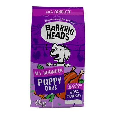 Barking Heads All Hounder Puppy Days Turkey, 6KG