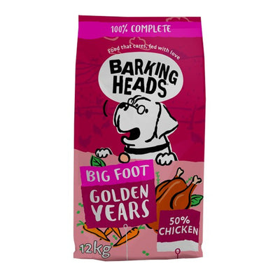 Barking Heads Big Foot Golden Years Chicken, 12kg