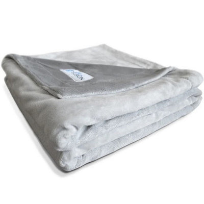 PetFusion Premium Pet Blanket  Gray.Reversible Micro Plush