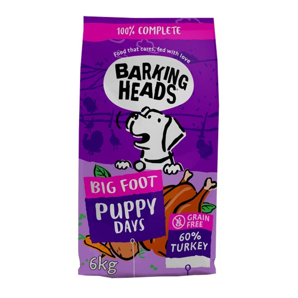 Barking Heads Big Foot Puppy Turkey, 6kg