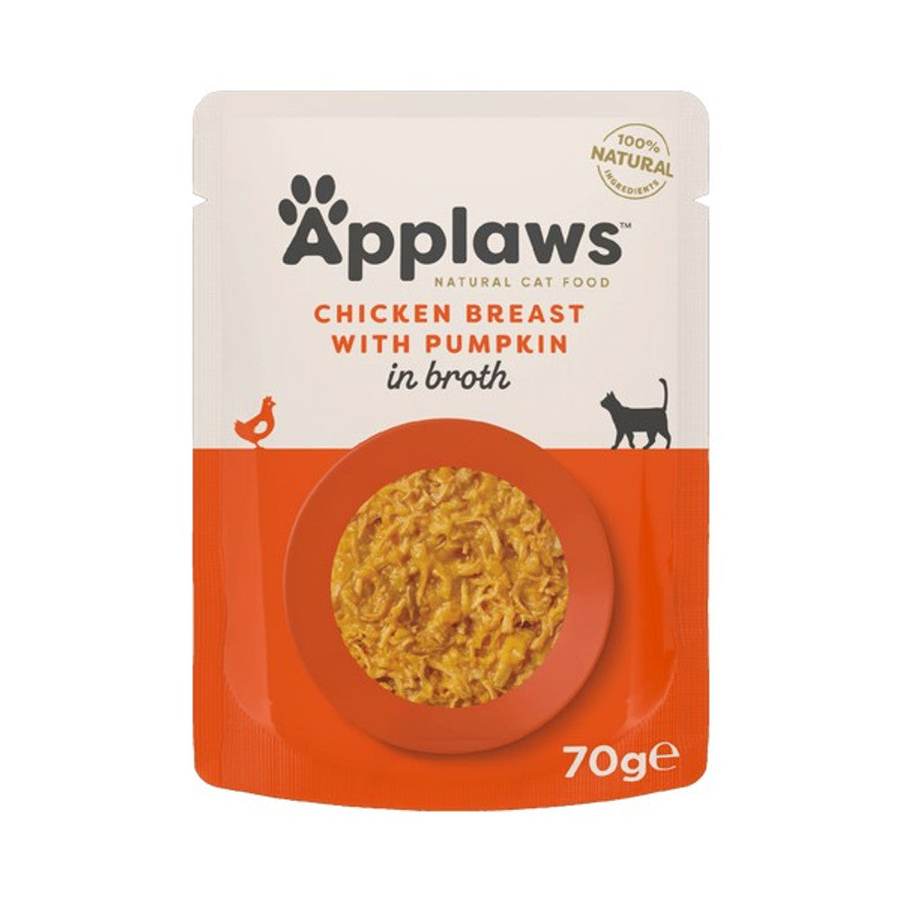 Applaws Cat Pouch Chicken Breast and Pumpkin 12 x 70g