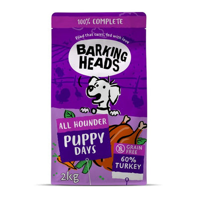 Barking Heads All Hounder Puppy Days Turkey, 2kg