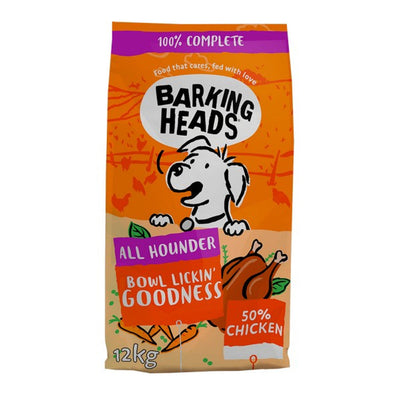 Barking Heads All Hounder Bowl Lickin Goodness Chicken 12kg 12kg