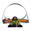 Animal Instincts Flashing Safety USB Full Shine Nylon Harness Grey/Orange