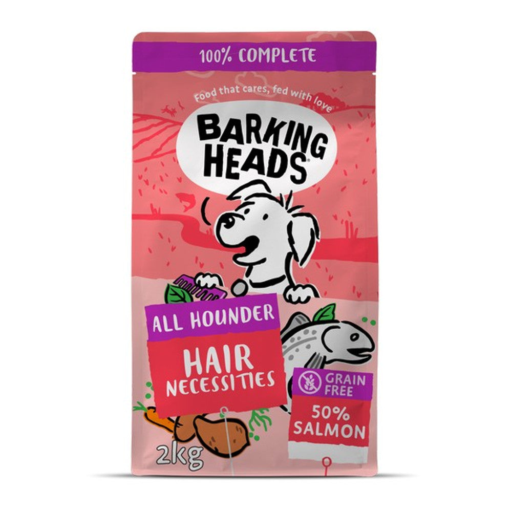 Barking Heads All Hounder Hair Necessities Salmon, 2KG