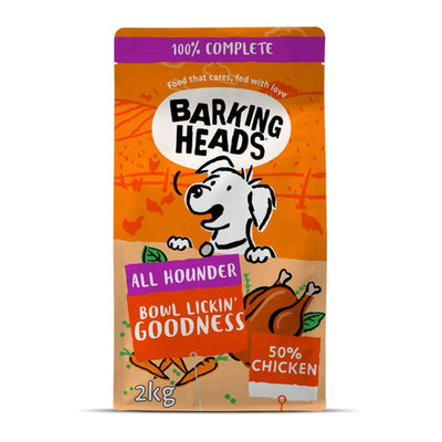 Barking Heads All Hounder Bowl Lickin' Goodness Chicken, 2KG