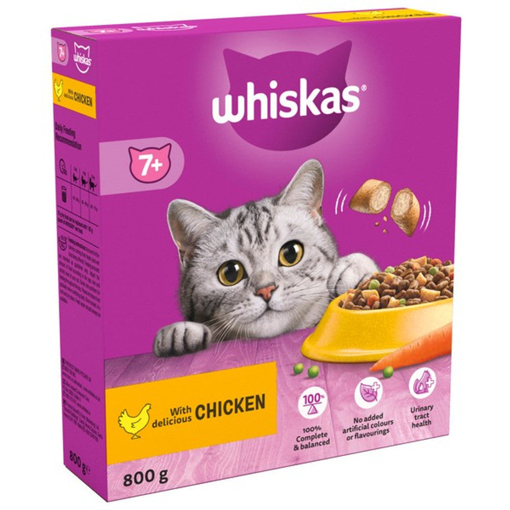 WHISKAS COMPLETE 7+ CHICKEN 800g