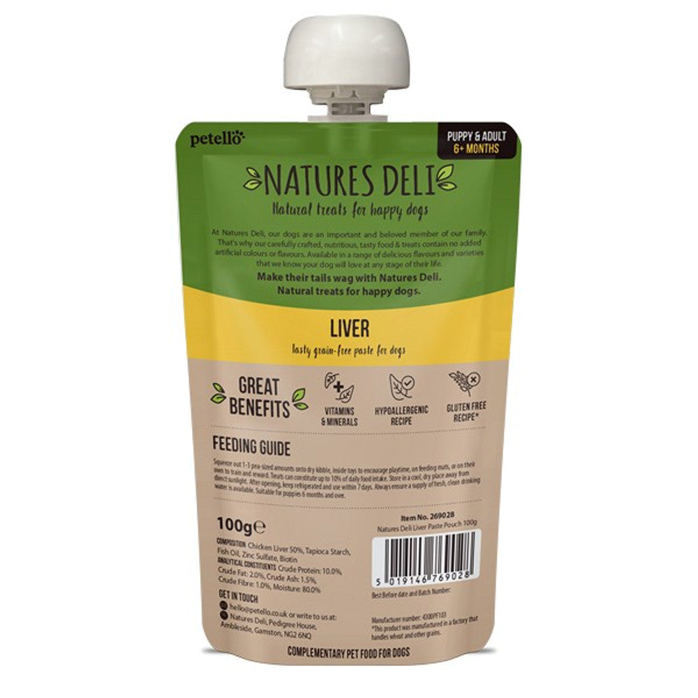 Natures Deli Liver Paste Pouch 100g