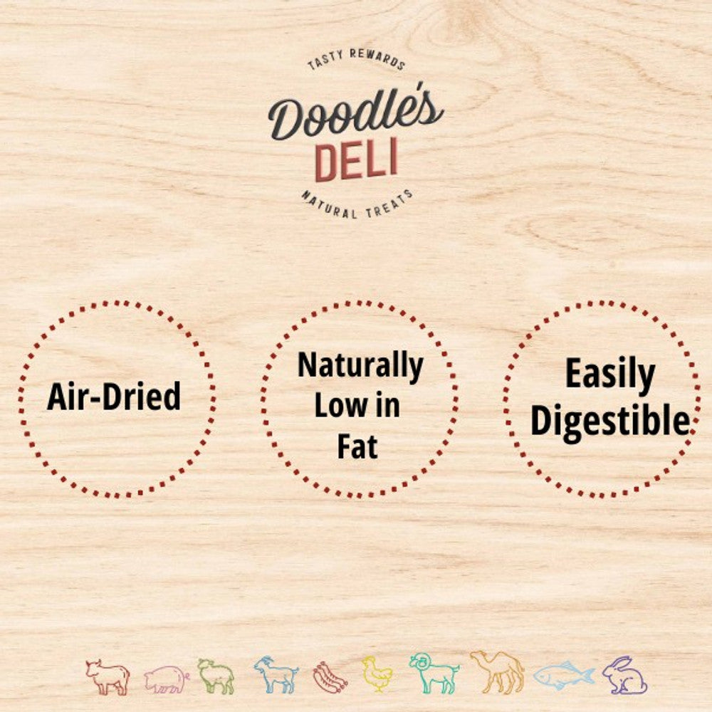 Doodles Deli Air Dried Beef Lung 15cm 1kg