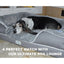 PetFusion Premium Pet Blanket  Gray.Reversible Micro Plush