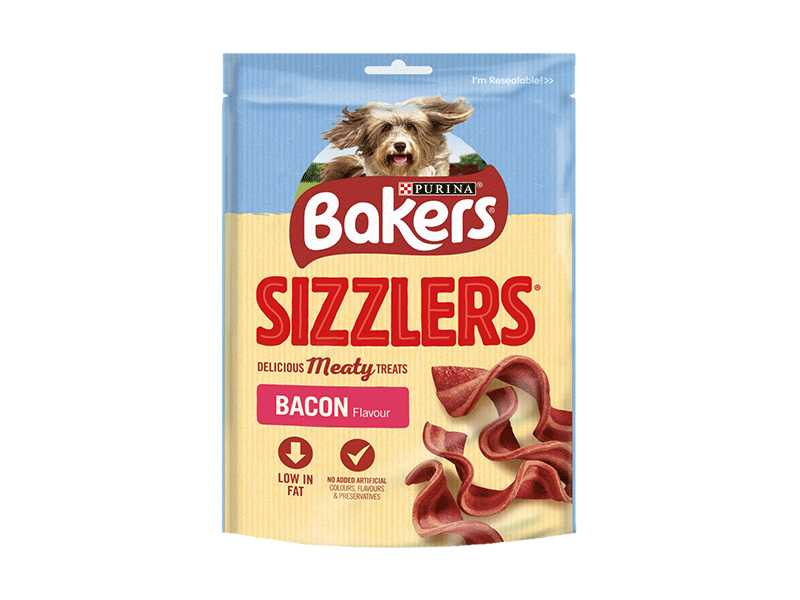 BAKERS Dog Treats Bacon Sizzlers 90g - Ormskirk Pets