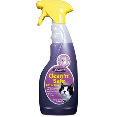 Johnson's Clean 'N' Safe Litter Tray, 500ml - Ormskirk Pets