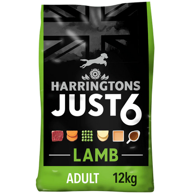 Harringtons Just 6 Lamb 12kg - Ormskirk Pets